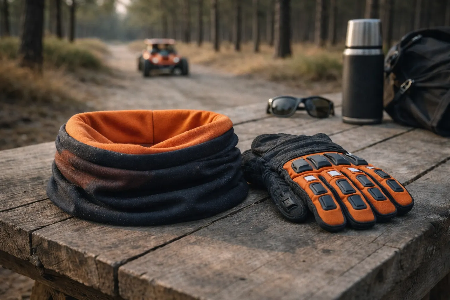 Guantes y buff como complementos opcionales